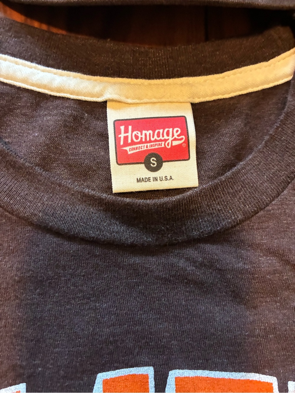 HOMAGE Cleveland Browns Short-Sleeve Tee with Cleveland Browns Cap - Picture 2 of 4